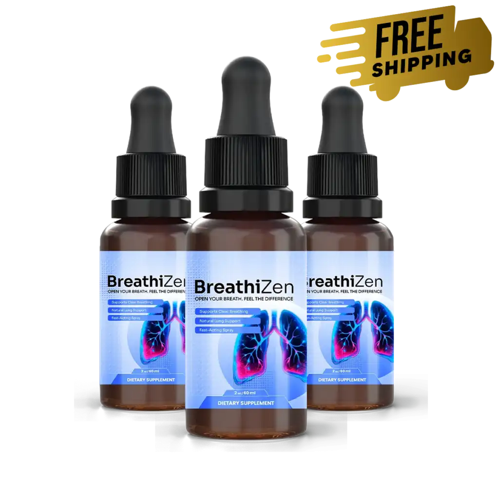 Breathizen respiratory support formula, three bottles