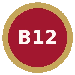 B-Complex: B12 6 mcg, B6 2 mg, Folate 442 mcg DFE, B5 5.2 mg