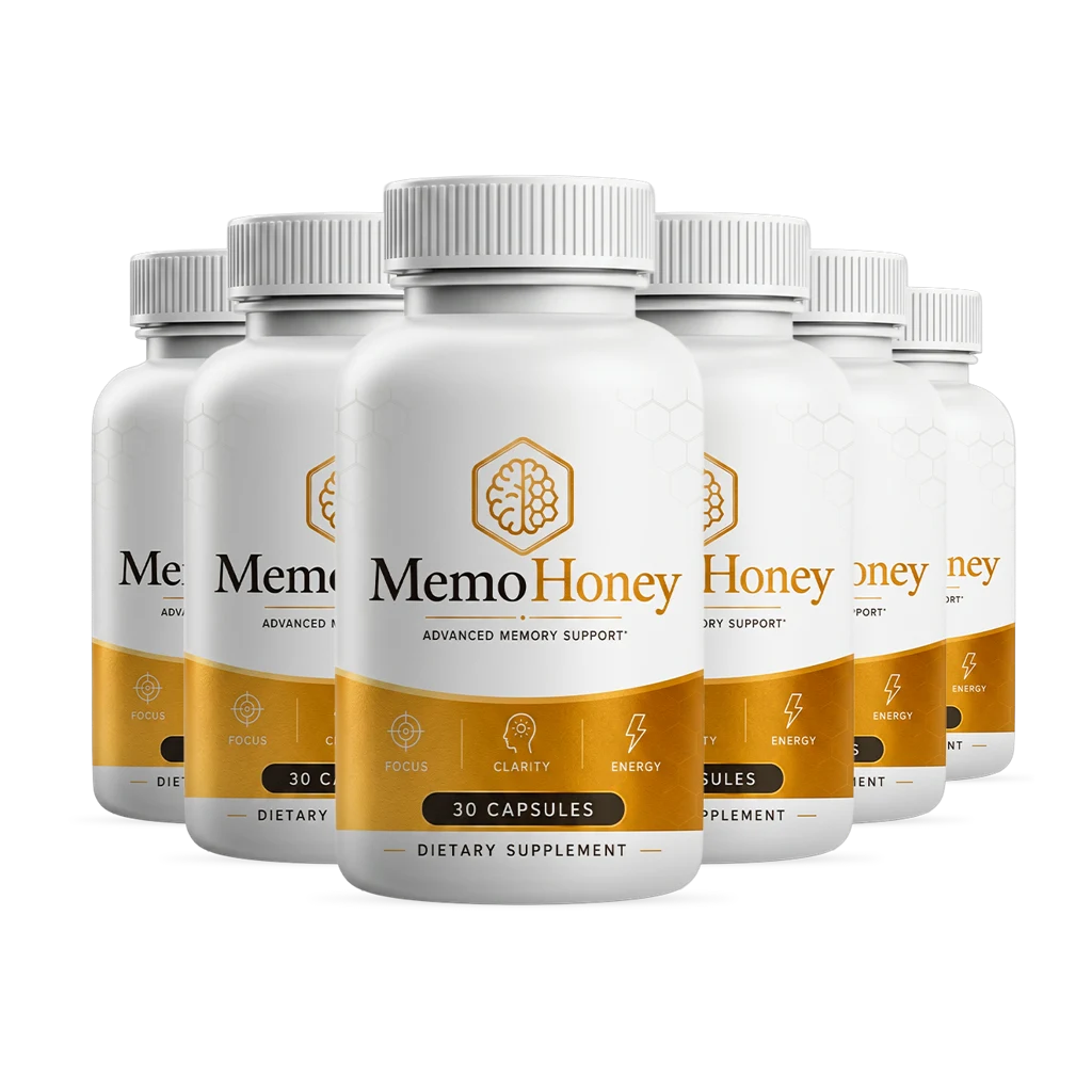 MemoHoney six-bottle package